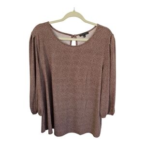 Adrianna Papell Flowy Blouse, Blush Color